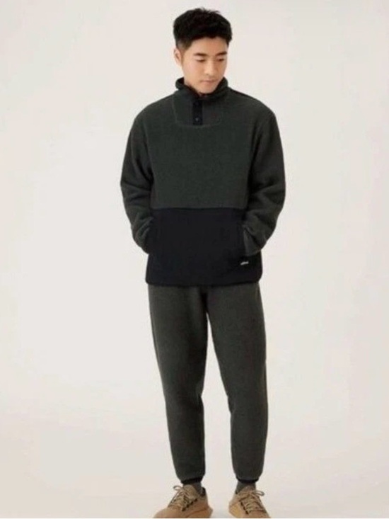 allbirds Other - Allbirds Men's gray/grey & Black Half-Snap Pullover Sweater merino wool large